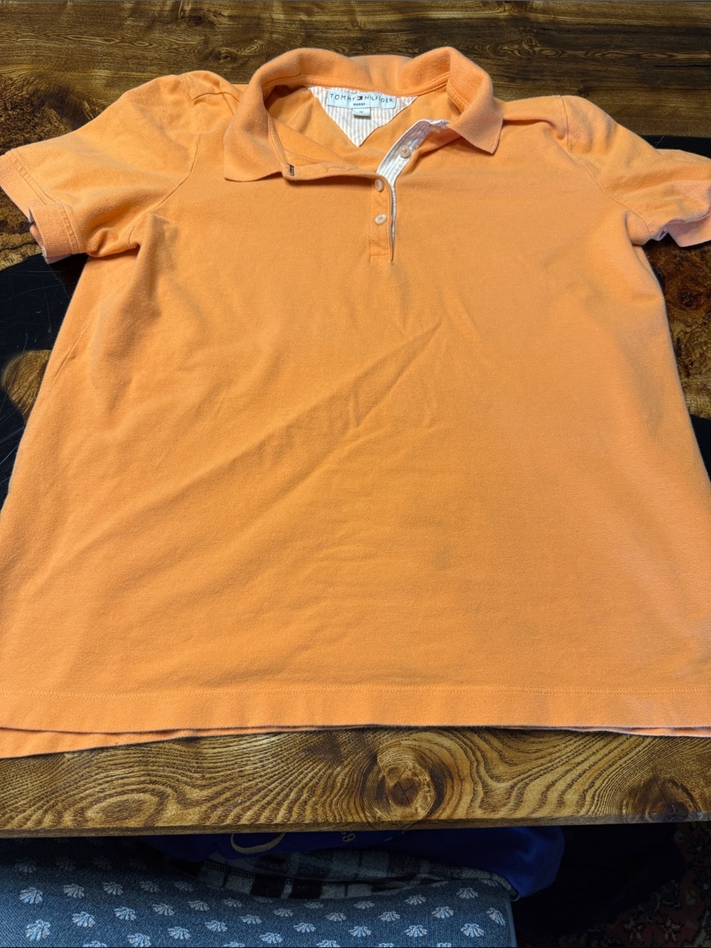 Tommy Hilfiger Orange Womens Polo